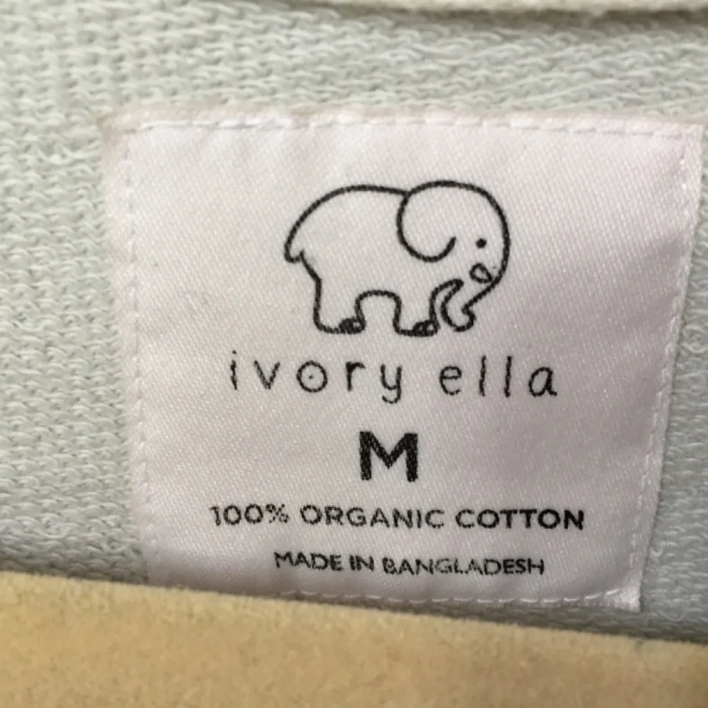 Ivory Ella White and Blue Organic Cotton Sweatshirt - Picture 5 of 13